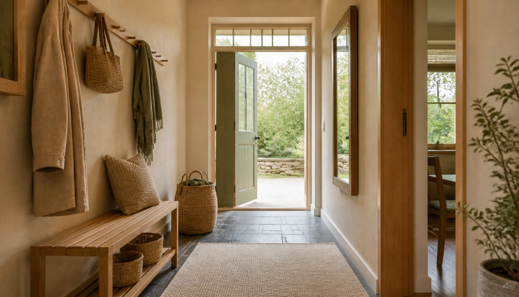 12 Entryway Decor Ideas With Natural Materials That Last