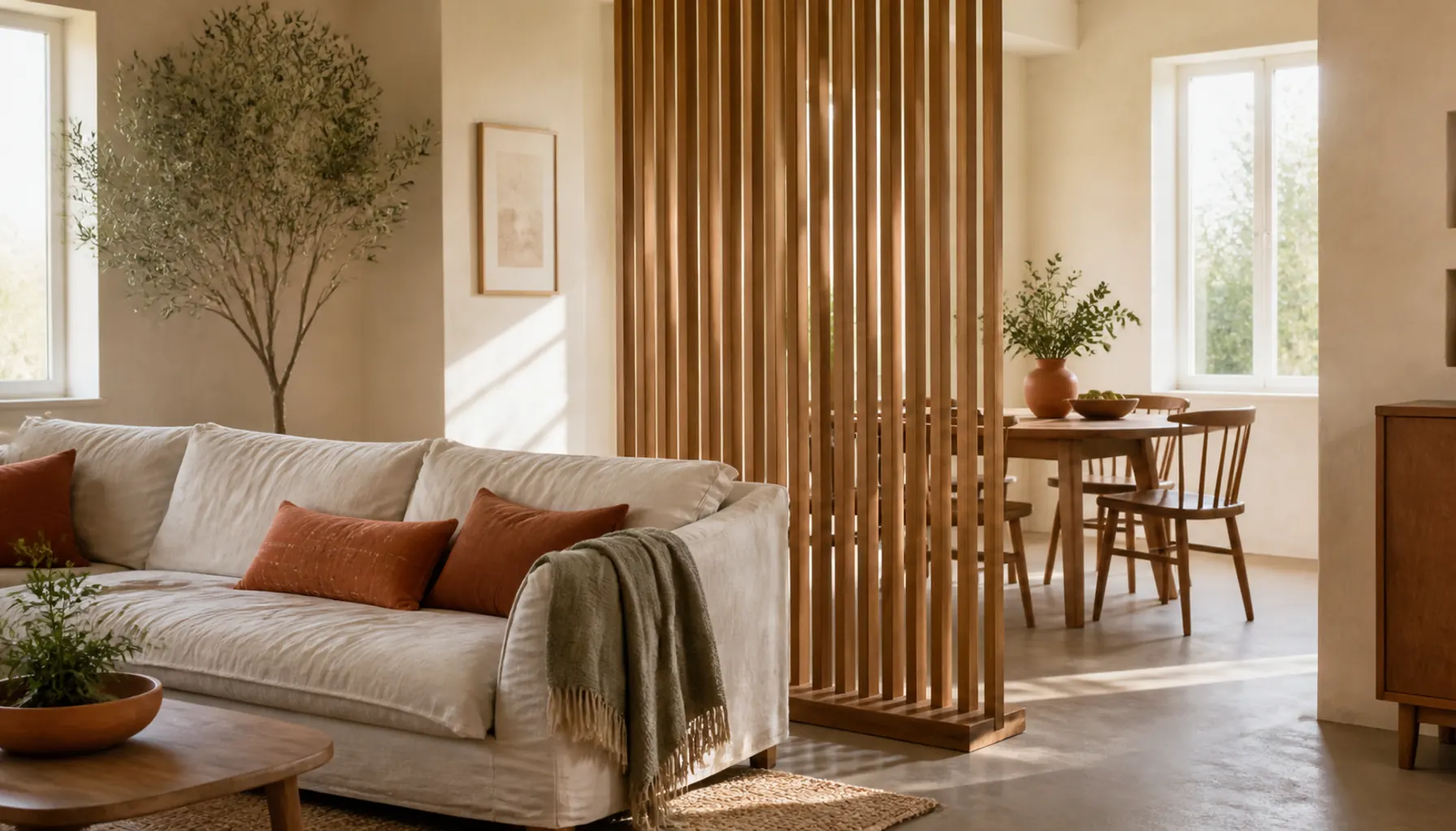 12 Wooden Room Divider Ideas for Open Living Rooms